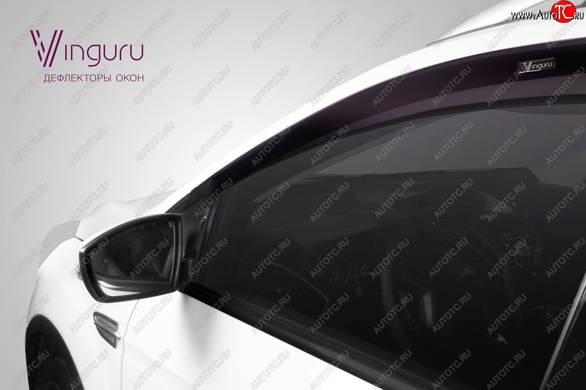 3 899 р. Дефлекторы окон Vinguru Hyundai I40 1 VF дорестайлинг седан (2011-2015)  с доставкой в г. Пермь