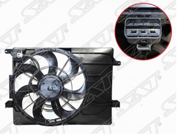 Диффузор радиатора в сборе SAT Hyundai I40 1 VF дорестайлинг седан (2011-2015)