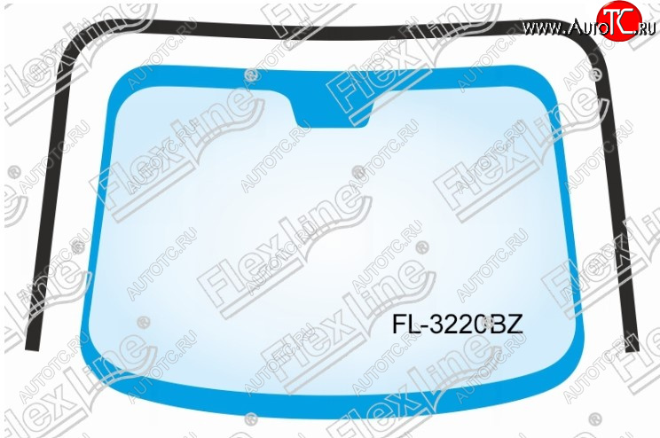 2 599 р. Молдинг лобового стекла FlexLine Hyundai Tucson LM (2010-2017)  с доставкой в г. Пермь