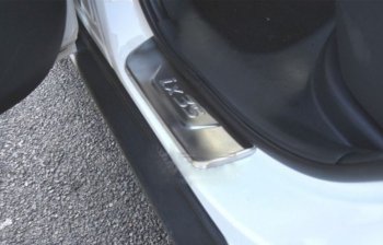 879 р. Накладки на порожки дверного проёма WINBO Hyundai IX35 NU дорестайлинг (2017-2020)  с доставкой в г. Пермь. Увеличить фотографию 2