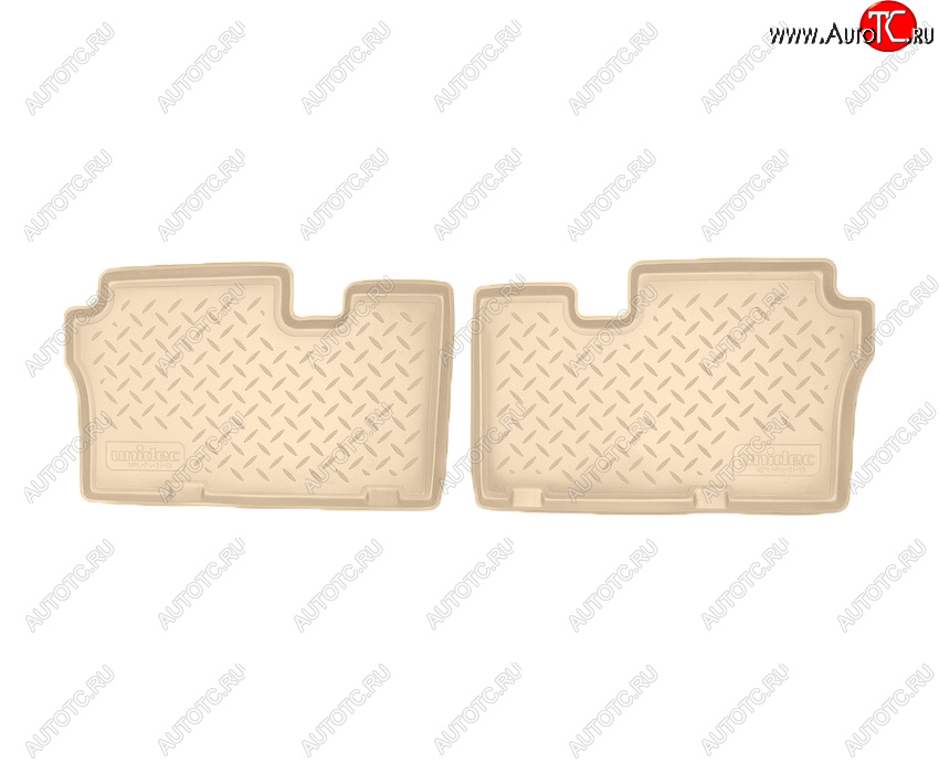 1 489 р. Коврики салона Norplast Unidec (3 ряд)  Hyundai IX55  EN (2006-2013) (Цвет: бежевый)  с доставкой в г. Пермь