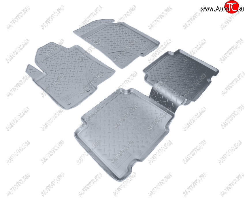 3 199 р. Коврики салона Norplast Unidec  Hyundai IX55  EN (2006-2013) (Цвет: серый)  с доставкой в г. Пермь