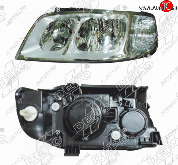 8 349 р. Левая фара DEPO Hyundai Matrix 1 FC 1-ый рестайлинг (2005-2008)  с доставкой в г. Пермь