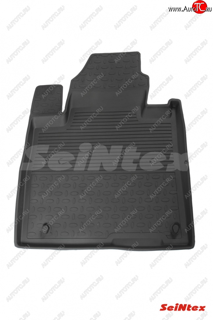 3 299 р. Износостойкие коврики в салон Seintex (с высоким бортом) Hyundai Santa Fe TM дорестайлинг (2018-2021)  с доставкой в г. Пермь