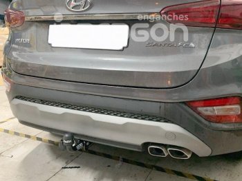 15 499 р. Фаркоп Aragon. (шар A) Hyundai Santa Fe TM дорестайлинг (2018-2021)  с доставкой в г. Пермь. Увеличить фотографию 3