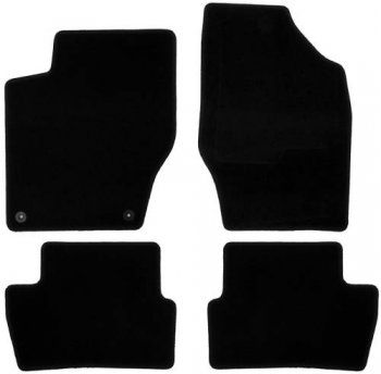 Текстильные коврики салона Klever Econom Hyundai Santa Fe CM рестайлинг (2009-2012) (Черные)