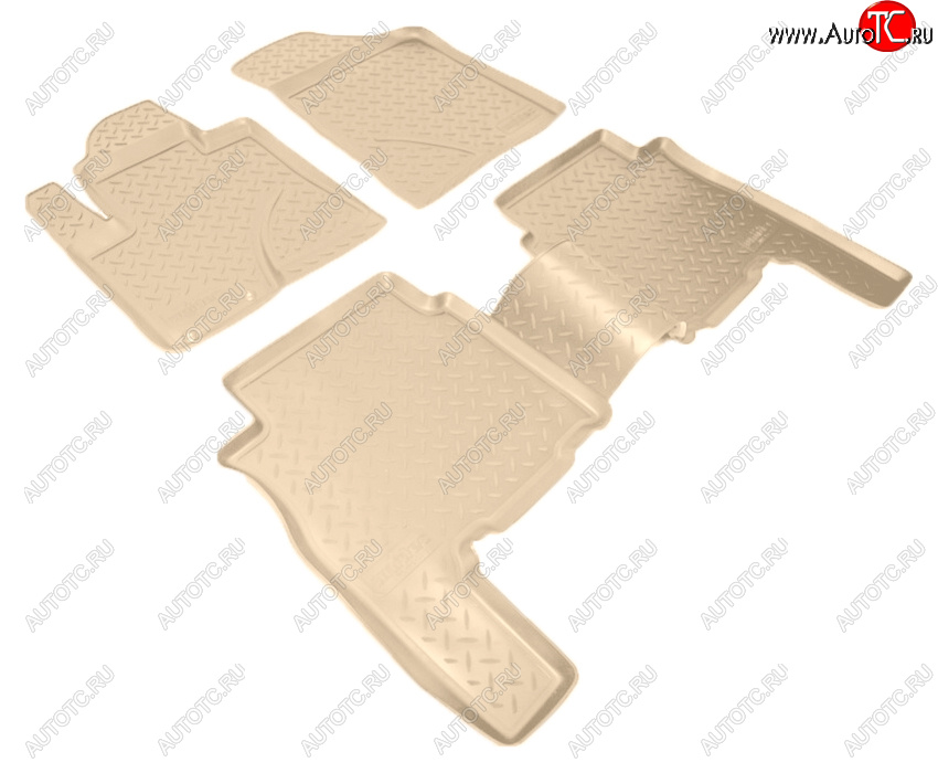 3 199 р. Коврики салона Norplast Unidec  Hyundai Santa Fe  CM (2009-2012) рестайлинг (Цвет: черный)  с доставкой в г. Пермь