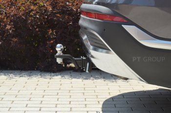 17 089 р. Фаркоп PT GROUP /съемный квадрат/ HYUNDAI Santa Fe 2021-2024/ KIA Sorento 2021-2024  KIA Sorento MQ4 (2020-2022)  с доставкой в г. Пермь. Увеличить фотографию 4