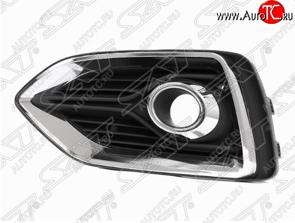 689 р. Оправа противотуманной фары SAT (левая, под линзу) Hyundai Solaris HCR седан дорестайлинг (2017-2020)  с доставкой в г. Пермь