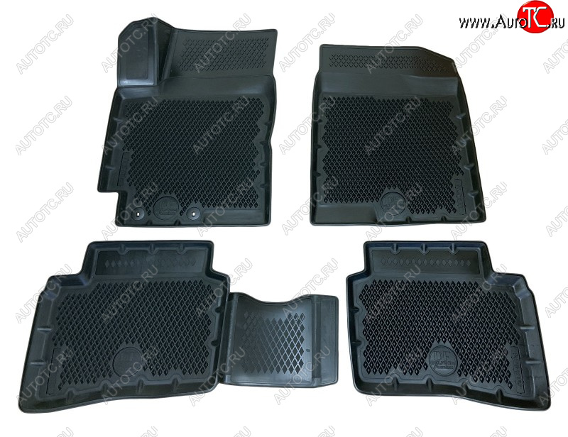 3 599 р. Коврики салона DELFORM ❞EVA 3D Premium❝ (термоэластопласт/ТЭП) Hyundai Solaris HCR седан дорестайлинг (2017-2020)  с доставкой в г. Пермь