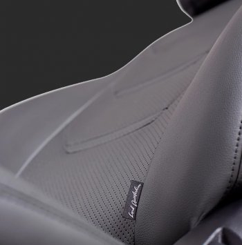 10 299 р. Чехлы для сидений Lord Autofashion Турин 2 (экокожа, спинка 60/40, 3 Г-образных подголовника)  Hyundai Solaris  HCR (2017-2022) седан дорестайлинг, седан рестайлинг (Серый, вставка серая и серая, строчка серая)  с доставкой в г. Пермь. Увеличить фотографию 2