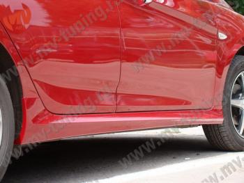5 999 р. Пороги накладки ZEUS  Hyundai Solaris  RBr (2010-2017) седан дорестайлинг, хэтчбэк дорестайлинг, седан рестайлинг, хэтчбэк рестайлинг (Неокрашенный)  с доставкой в г. Пермь. Увеличить фотографию 4