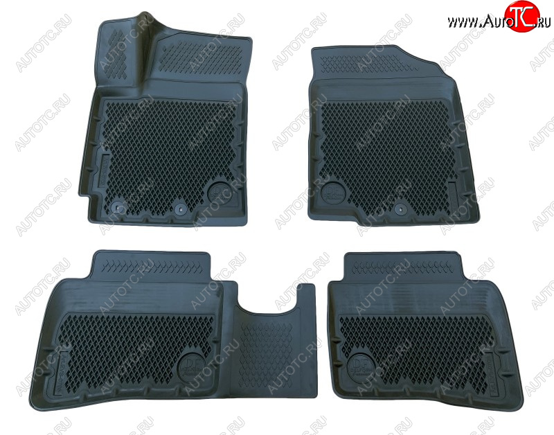 3 599 р. Коврики салона DELFORM ❞EVA 3D Premium❝ (термоэластопласт/ТЭП) KIA Rio 3 QB дорестайлинг седан (2011-2015)  с доставкой в г. Пермь