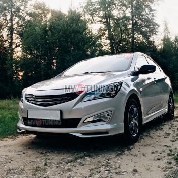 6 999 р. Решётка радиатора ZEUS  Hyundai Solaris  RBr (2014-2017) седан рестайлинг, хэтчбэк рестайлинг (Неокрашенная)  с доставкой в г. Пермь. Увеличить фотографию 2