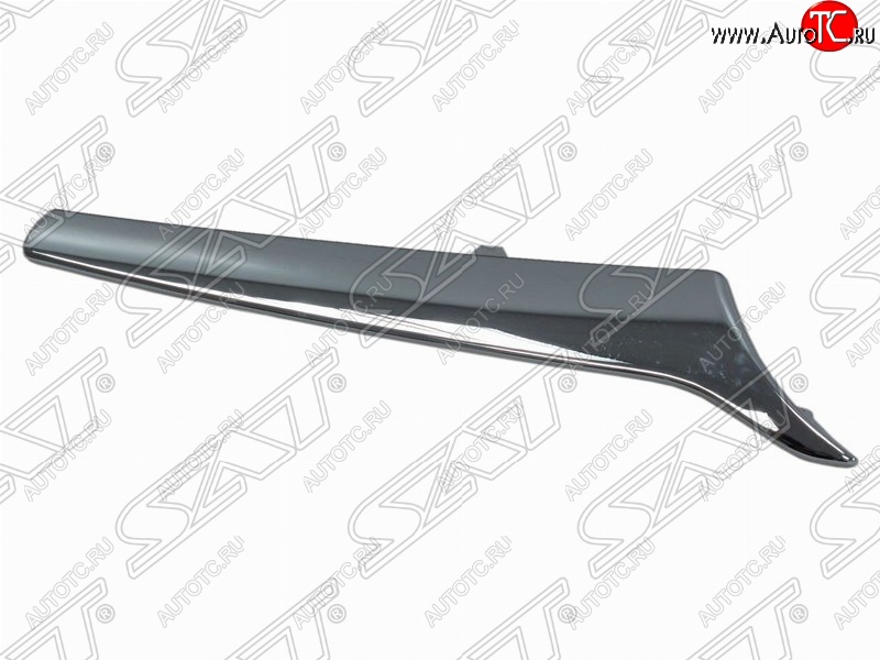 539 р. Правый молдинг решетки радиатора SAT (хром) Hyundai Solaris RBr седан дорестайлинг (2010-2014)  с доставкой в г. Пермь