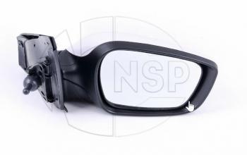 Зеркало заднего вида правое механическое NSP Hyundai Solaris RBr хэтчбэк дорестайлинг (2010-2014)