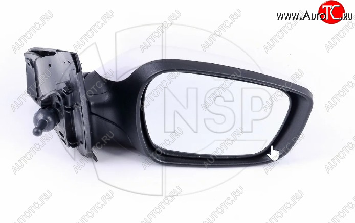 2 599 р. Зеркало заднего вида правое механическое NSP Hyundai Solaris RBr хэтчбэк дорестайлинг (2010-2014) (Неокрашенное)  с доставкой в г. Пермь
