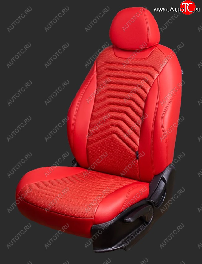25 999 р. Чехлы для сидений Lord Autofashion Байрон ПРЕЗИДЕНТ (экокожа, спинка 60/40, 2 Г-образных подголовника)  Hyundai Solaris  RBr (2010-2017) седан дорестайлинг, седан рестайлинг (Красный, вставка красная, строчка красная)  с доставкой в г. Пермь