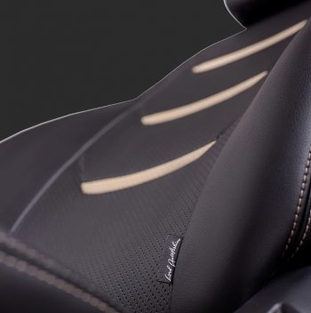 10 299 р. Чехлы для сидений Lord Autofashion Турин 2 (экокожа, спинка 60/40, 2 Г-образных подголовника)  Hyundai Solaris  RBr (2010-2017) седан дорестайлинг, седан рестайлинг (Черный, вставка черный и бежевый, строчка бежевая)  с доставкой в г. Пермь. Увеличить фотографию 2