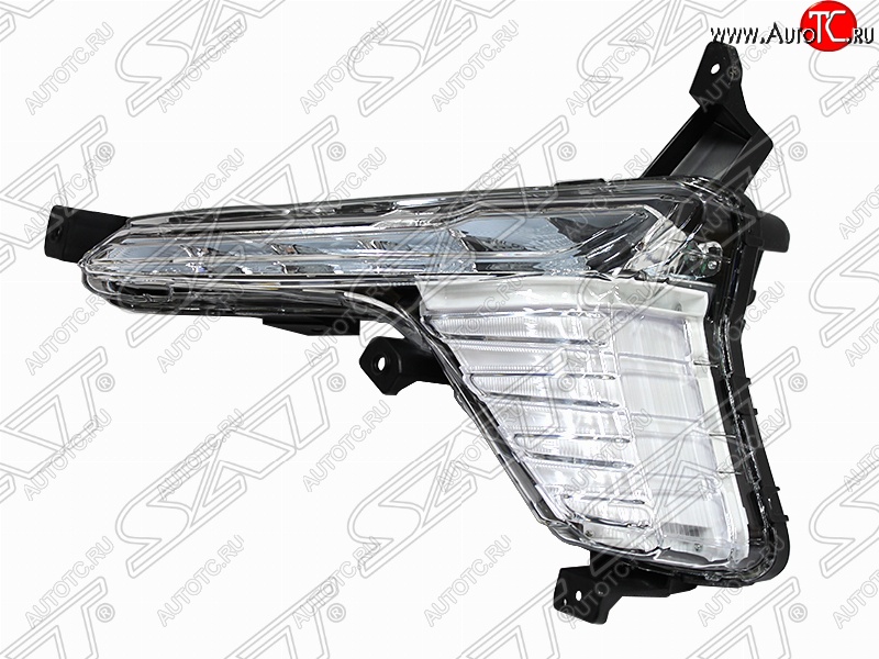 3 799 р. Правая противотуманная фара SAT (LED) Hyundai Sonata LF рестайлинг (2017-2019)  с доставкой в г. Пермь