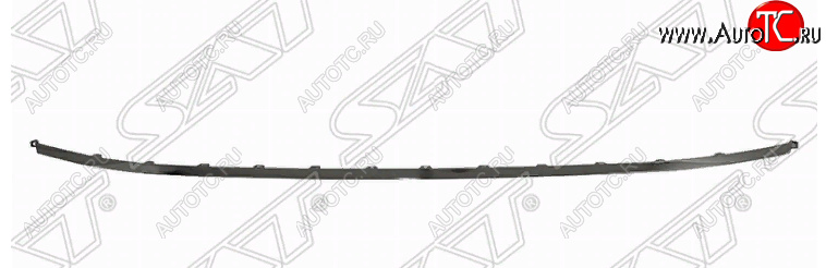 2 799 р. Молдинг на передний бампер для SAT Hyundai Sonata DN8 (2019-2022) (хром)  с доставкой в г. Пермь