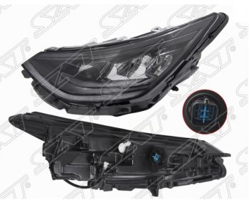 16 999 р. Левая передняя фара SAT (LED) Hyundai Sonata DN8 (2019-2022)  с доставкой в г. Пермь. Увеличить фотографию 2