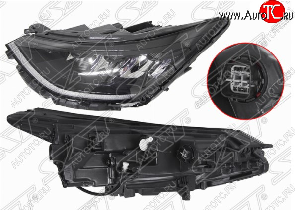 16 999 р. Левая передняя фара SAT (LED) Hyundai Sonata DN8 (2019-2022)  с доставкой в г. Пермь