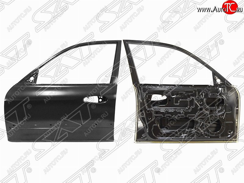 9 499 р. Левая дверь передняя SAT Hyundai Sonata EF рестайлинг ТагАЗ (2001-2013) (Неокрашенная)  с доставкой в г. Пермь