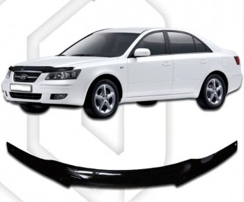 Дефлектор капота CA-Plastic Hyundai Sonata  NF (2004-2008) дорестайлинг