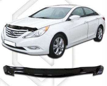 Дефлектор капота CA-Plastic Hyundai Sonata  YF (2009-2014)