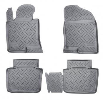 Комплект ковриков в салон Norplast Unidec Hyundai Sonata  YF (2009-2014) (Цвет: черный)