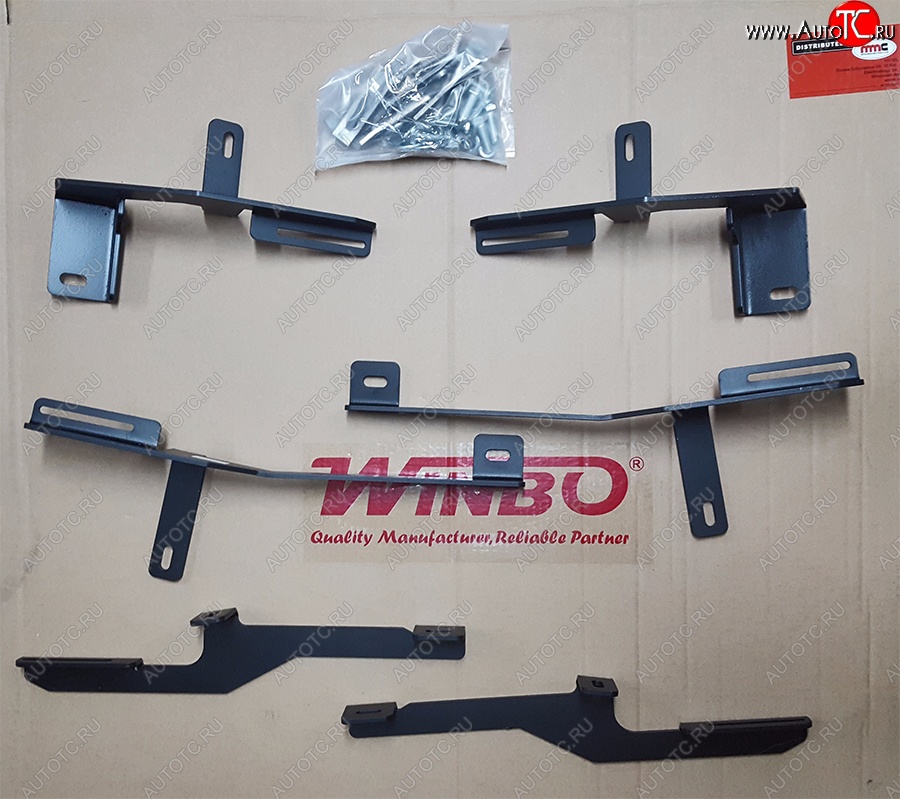 3 199 р. Комплект кронштейнов для подножек Winbo серии FUGA и М15  KIA Sportage  4 QL (2016-2022) дорестайлинг, рестайлинг  с доставкой в г. Пермь