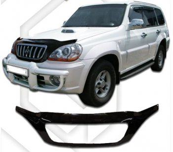 Дефлектор капота CA-Plastic exclusive Hyundai Terracan  HP (2001-2007) дорестайлинг, рестайлинг