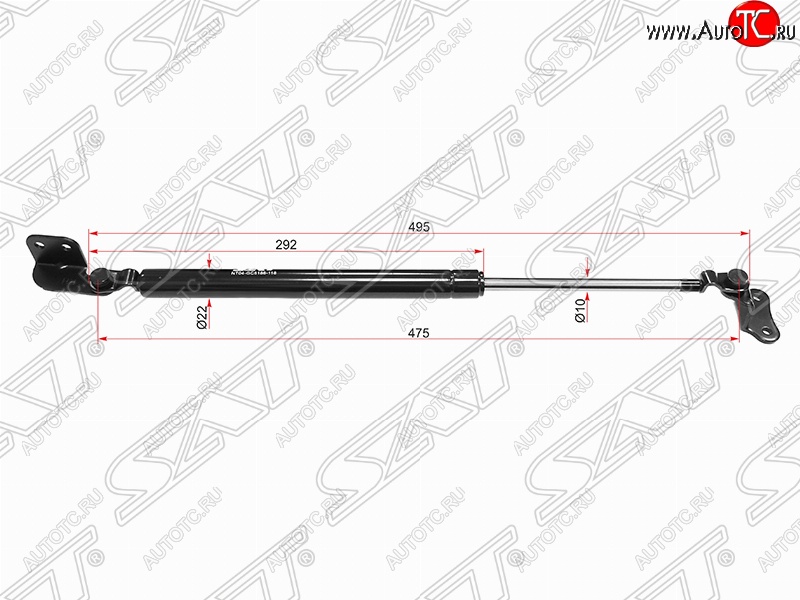 1 069 р. Правый упор капота SAT (газовый) Hyundai Terracan HP дорестайлинг (2001-2004)  с доставкой в г. Пермь