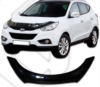 Дефлектор капота CA-Plastiс exclusive Hyundai Tucson  LM (2010-2017)