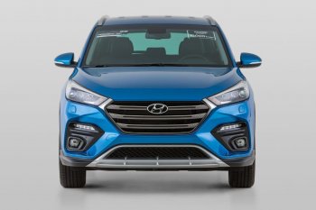 Передний бампер YT Hyundai Tucson  TL (2015-2018) дорестайлинг