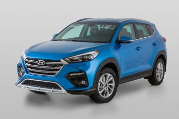18 199 р. Передний бампер YT  Hyundai Tucson  TL (2015-2018) дорестайлинг (Неокрашенный)  с доставкой в г. Пермь. Увеличить фотографию 3