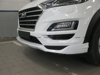 6 799 р. Юбка переднего бампера АВТОКРАТ Hyundai Tucson TL рестайлинг (2018-2021) (Неокрашенная)  с доставкой в г. Пермь. Увеличить фотографию 2