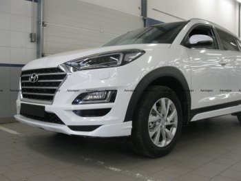 6 799 р. Юбка переднего бампера АВТОКРАТ Hyundai Tucson TL рестайлинг (2018-2021) (Неокрашенная)  с доставкой в г. Пермь. Увеличить фотографию 3