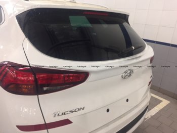4 499 р. Спойлер АВТОКРАТ Hyundai Tucson TL рестайлинг (2018-2021) (Неокрашенный)  с доставкой в г. Пермь. Увеличить фотографию 2