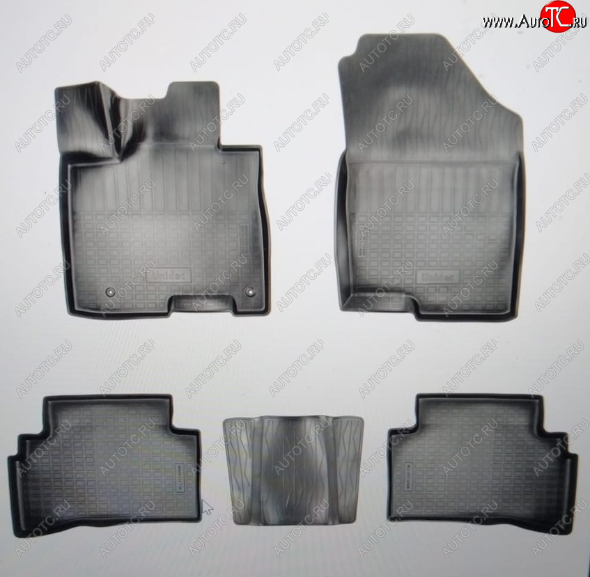 2 699 р. Коврики салона (евро, короткая база) Norplast Unidec Hyundai Tucson NX4 (2020-2022) (цвет: черный)  с доставкой в г. Пермь