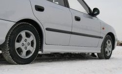 4 099 р. Пороги накладки Style  Hyundai Accent  2 LC (1999-2012) седан дорестайлинг (ТагАЗ) (Неокрашенные)  с доставкой в г. Пермь. Увеличить фотографию 4