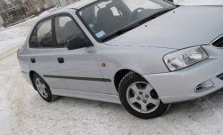 Реснички Classic-Style на фары Hyundai Accent  седан ТагАЗ (2001-2012)