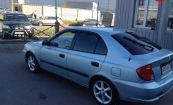 4 099 р. Пороги накладки Style  Hyundai Accent  2 LC (1999-2012) седан дорестайлинг (ТагАЗ) (Неокрашенные)  с доставкой в г. Пермь. Увеличить фотографию 5