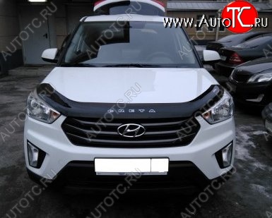 999 р. Дефлектор капота Russtal Hyundai Creta GS рестайлинг (2019-2021)  с доставкой в г. Пермь
