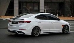 5 999 р. Накладка на задний бампер AD Zest Style Hyundai Elantra AD дорестайлинг (2016-2019) (Неокрашенная)  с доставкой в г. Пермь. Увеличить фотографию 4