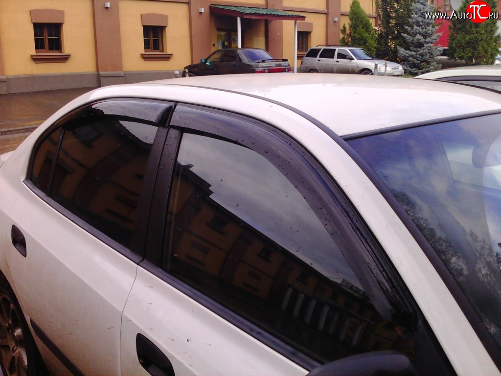 999 р. Комплект дефлекторов окон (ветровиков) 4 шт. (седан) Russtal Hyundai Elantra XD седан дорестайлинг (2000-2003)  с доставкой в г. Пермь