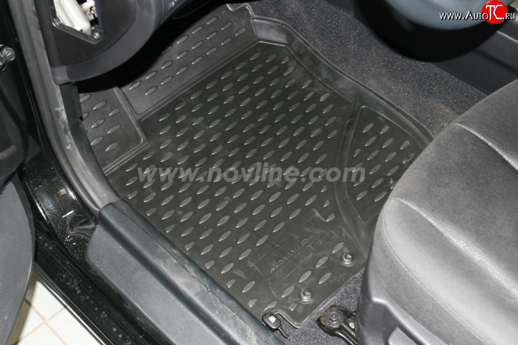 2 499 р. Комплект ковриков в салон Element 4 шт. (полиуретан)  Hyundai Elantra  HD (2006-2011)  с доставкой в г. Пермь