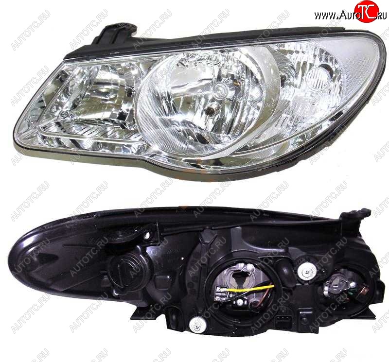 2 899 р. Фара BRIGHTROAD (с корректором, правая) Hyundai Elantra HD (2006-2011)  с доставкой в г. Пермь