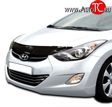 3 299 р. Дефлектор капота NovLine Hyundai Elantra MD дорестайлинг (2010-2013)  с доставкой в г. Пермь